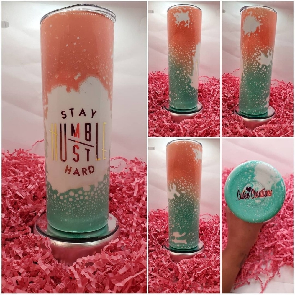 Stay Humble Hustle Hard Stainless Steel Tumbler